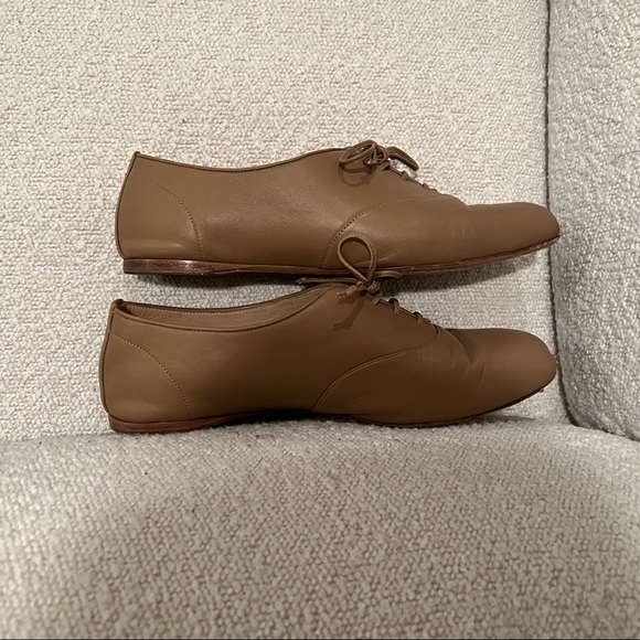 Gabriela Hearst Leather Ballerina Flats - Picture 2 of 9